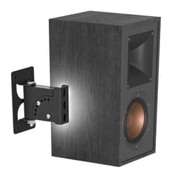 Tiebutie Metal Speaker Mount for R-40M HDT-600 Klipsch Bookshelf Speaker Wall Mount - Tilt & Swivel Adjustable Speaker Wall Mount for Klipsch Speaker with Hardware Kit for Saving Space