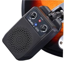 LEKATO Mini Electric Guitar Amp 5W, Portable Guitar Amp Bluetooth with Built-in 4 Effects, Clean Distortion Overdrive Reverb, Rechargeable Small Guitar Amp for Practice