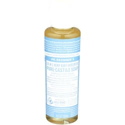 Dr. Bronner's Magic Soaps Pure Castile Soap, 18-In-1 Hemp, Unscented Baby Mild, 4 Fluid Ounces (118 ml)