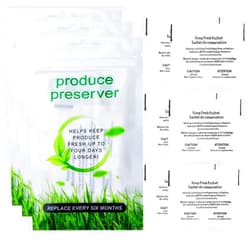 Funmit W10346771A FreshFlow Produce Preserver Replacement for Whirlpool Refrigerator Replace W10346771 2117689 AP5324183 AH3503014 EAP3503014 PS3503014 (3 Pack - 6 Pouches)