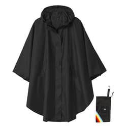 SaphiRose Unisex Rain Poncho Hooded Waterproof Raincoat for Adults Women