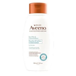 OGX Aveeno Rose Water & Chamomile Blend Sulfate-Free Conditioner with Colloidal Oat for Dry Sensitive Scalp, Gentle Cleansing Conditioner for Fine, Fragile Hair, Paraben & Dye-Free, 12 Fl Oz