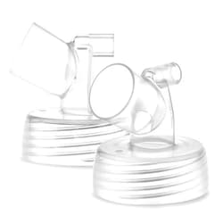 Maymom Widemouth Connector 2pc Compatible w Spectra S1 Spectra S2 Pump; Compatible with Medela PersonalFit Shield, Pumpin Pal Shield, Lansinoh Flange, Maymom MyFit Shields, MyFit Crater Shield