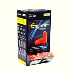 Cordova Safety Products Encore Disposable Noise-Cancelling NRR 32 Foam Ear Plugs, Orange (200 Pairs) 200-Pair Disposable Ear Plugs