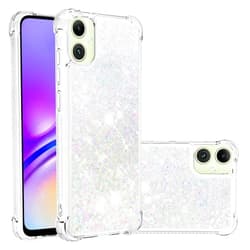 Asdsinfor Case for Samsung Galaxy A05, Glitter Liquid TPU Cover Clear Flowing Quicksand with Anti-Fall Bumper Corner Shockproof Protection Women Case for Samsung Galaxy A05 Color Love LSYB