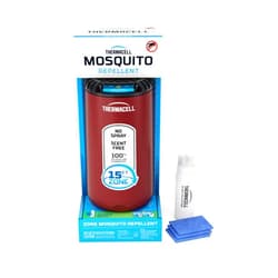 Thermacell Mosquito Repeller Patio Shield; Includes 12-Hour Refill; 15 Foot Zone of Protection; Highly Effective Mosquito Repellent for Patio; Deet Free Bug Spray Alternative; Scent Free