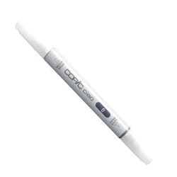 Too COPIC Ciao Marker 0 Colorless Blender - Clear | Dual-Tip Alcohol Blender with Brush and Chisel Tips for Professional Seamless Blending, Layering, and Illustration