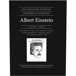 German Edition by Albert Einstein (Author), Professor Diana Kormos Buchwald (Editor), Robert Schulmann (Editor), József Illy (Editor), Daniel Kennefick (Editor), Tilman Sauer (Editor) & 3 more The Collected Papers of Albert Einstein, Volume 9: The Berlin Years: Correspondence, January 1919-April 1920 (Original texts)