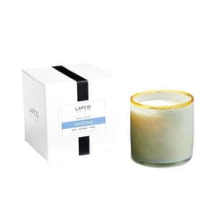 LAFCO New York Signature Candle, Sea & Dune - 15.5 oz - 90-Hour Burn Time - Reusable, Hand Blown Glass Vessel - Made in The USA