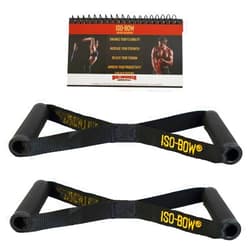 Bullworker Iso-Bow Pair: Isometric Exercise Equipment; Portable Home Fitness Training Strap for Strength and Flexibility Gains, Traveling Stretching Tool for Yoga and Pilates (does not stretch)