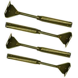 H. Bowes RV - Cabinet Hardware Door Strut Spring Loaded - Set of Four (4 Pack) - Metal