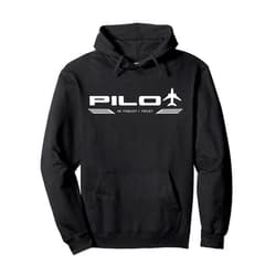 Pilot Flight Airplane Arts 321 Pilots In Thrust I Trust | Flight Aviation Pullover Hoodie