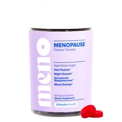 O Positiv MENO Gummies for Menopause, 30 Servings (Pack of 1) - Hormone-Free Menopause Supplements for Women with Black Cohosh & Ashwagandha KSM-66 - Helps Alleviate Hot Flashes, Night Sweats, & Mood Swings