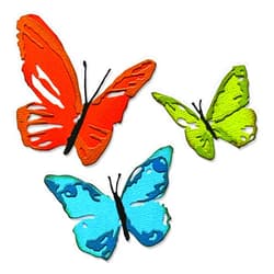 Sizzix Thinlits Die Set 3PK Brushstroke Butterflies by Tim Holtz | 665848 |Chapter 2 2022