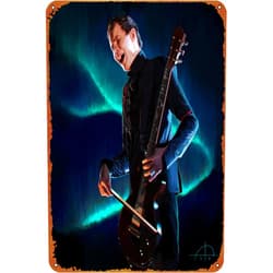 KIVYYB Jonsi Poster Tin Sign Cafe bar Home Wall Art Decoration Retro Metal Tin Sign 8x12 inch