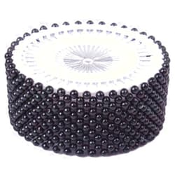 Zavaca Round Pearl Head Sewing Pins Straight Pins Head pins,1.5 inch - 480 Pcs (Black)