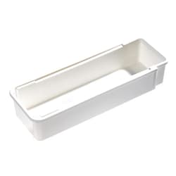 YUANQIZHU Expandable Straw Organizer Drawer Holder for Cabinet，Deep Drawer Organizer Kitchen Cabinet Organizer Fits for Stanley Long Straw(WHITE)