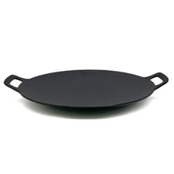 Brightalk 13-Inch Korean BBQ Grill Pan, Cast Iron Griddle for Indoor and Outdoor Stovetop Use