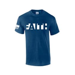 Trenz Shirt Company Mens Christian Faith Jesus Christ American Flag Short Sleeve T-Shirt Graphic Tee