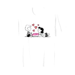 Peanuts - Lucy and Schroeder Heart T-Shirt