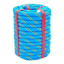 Chmentnanza Arborist Rigging Rope 1/2 Inch Polyester Climbing Rope 50 Ft Blue Bull Rope - Tree Rope Static Rope for Adults
