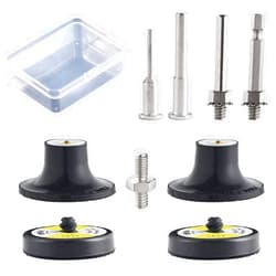NYNM 9 Pack 2 Inch Versatile Die Grinder Attachment Kit Roll Lock Pad Holders, with 1/8