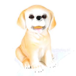 H&W Labrador Dog Coin Money Bank, Shatterproof Dog Piggy Bank, Creative Money Bank, Can Store 1000 Coins, Best Bitrthday Gift (WK34-D2)