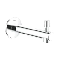 GROHE 13275001 Concetto Bathtub Faucet Tub Spout with Shower Diverter, Brass, Starlight Chrome