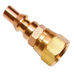 DOZYANT 1/4'' RV Propane Quick Connect Fittings for Connecting Low Pressure Gas Appliance Heater Grill Fire Pit and RV Quick Connect, 1/4