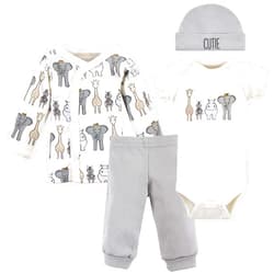 Hudson Baby Unisex Baby Preemie Layette Set 4-Piece