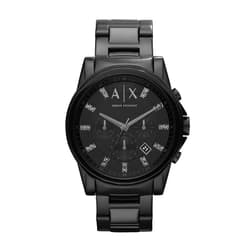A｜X ARMANI EXCHANGE AX Armani Exchange Chronograph Watch for Men with Leather, Stainless Steel or Silicone Band