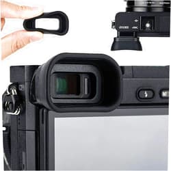 Kiorafoto Soft Silicon Camera Viewfinder Eyecup Eyepiece Eyeshade for Sony A6000 A6100 A6300 Eye Cup Protector Replaces Sony FDA-EP10