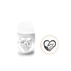 ImpressArt- 6mm, Heart Hands Design Stamp