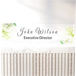 GUDWING Name Plate for Desk Personalized | Office Gifts – Personalized Office Name Sign with Title – Professional Desk Plaque for Women, Teachers, Boss, Executive, 8