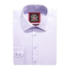 JANEO BRITISH APPAREL Nos Tibi Serviat UK Co Mens Plain Long Sleeve Formal Dress Shirts,Regular Fit,Double & Single Cuff