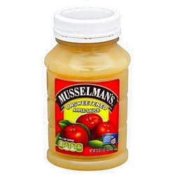 Musselmans Musselman's Unsweetened Apple Sauce, 23 Ounces (Pack of 4)