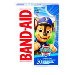 Band-Aid Brand Sterile Adhesive Individually Wrapped Bandages for Kids Featuring Nickelodeon Paw Patrol Characters, First Aid & Wound Care of Minor Cuts & Scrapes, Assorted Sizes 20 ct