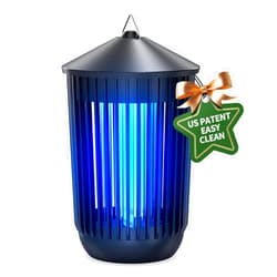 Flyghost Bug Zapper Outdoor Indoor, Mosquito Zapper, Electric Fly Traps IPX4 Waterproof 20W Lamp Fly Insects Traps for Patio, Garage, Backyard, Porch