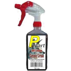 Pmart The Pee Mart - Coyote Urine 16 oz E-Z Trigger Spray. Full Strength!