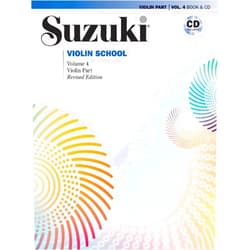 By Shinichi Suzuki (Author), William Preucil (Author) Suzuki Violin School, Vol 4: Violin Part, Book & CD