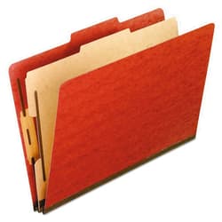 Pendaflex Pressboard Classification File Folders, 1 Divider, 2