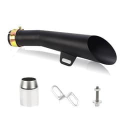 FLYPIG Motorcycle Exhaust Muffler Pipe 38-51mm Inlet For Yamaha YZF-R6 06-18 Honda Kawasaki Dirt Bike Street Bike Scooter ATV