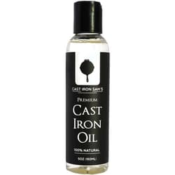 Cast Iron Sam's 100% Natural Cast Iron Seasoning Oil - Clean, Condition, Protect and Care for Your Cookware – Cast Iron Oil for All Iron Pans, Skillets, Griddles, Dutch Ovens, Woks.