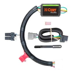 CURT 56170 Vehicle-Side Custom 4-Pin Trailer Wiring Harness, Fits Select Honda Pilot , Black