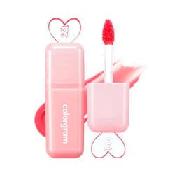 COLORGRAM Juicy Drop Tint 03 Litchi Luster | Juicy Lip Gloss, Glowing Lip Stain with Fruity Colors, Buildable & Blendable, Highly Pigmented
