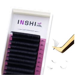 INSHIHOL Lash Extensions 0.05 CC Curl 20-25mm Volume Lash Extensions，Easy Fan Volume Lashes Eyelash Extensions Rapid Blooming Eyelashes