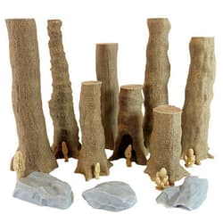 Extruded Gaming Rosewood Trees Set 2