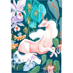 Buffalo Games - Rae Ritchie - Lush Unicorn - 300 Piece Jigsaw Puzzle for Adults -Challenging Puzzle Perfect for Game Nights - Finished Size is 21.25 x 15.00