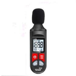 CORSTAE Decibel Meter - Accurate Sound Decibel Meter 30dB to 130dB, Portable Digital DB Meter with LCD Backlit Display, Fast/Slow Response, Maximum/Minimum Sound Level Meter for Home, Office, and Industry