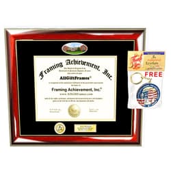AllGiftFrames UMUC Diploma Frame Campus Picture University of Maryland University College Global Campus Engraved UMGC Degree Frame Choice Insignia Certificate Framing Graduation Gift Plaque College